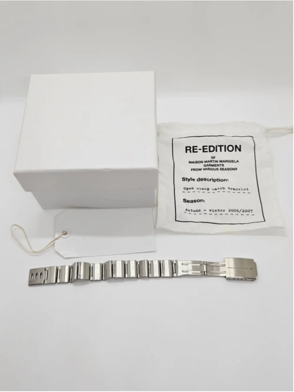 Maison Martin Margiela x H&M Re-Edition Open Clasp Watch Bracelet NEW w/ Box